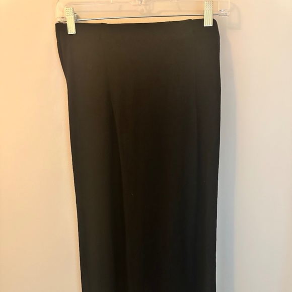 Mango (MNG) Crepe Twist Knot Front Midi Skirt – Black – Size M - Picture 2 of 5